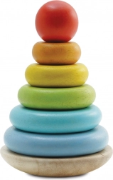 houten stapeltoren regenboog LE TOY VAN