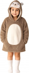 Cozy Noxxiez egel-hoodie deken met capuchon voor kinderen 3–6 jaar