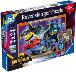 Puzzel 2x24 stukjes Batwheels