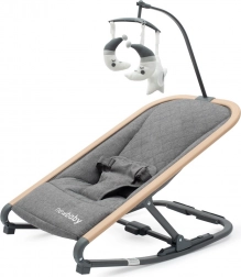 baby schommelwip Snuggle New Baby grijs