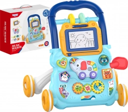 Interactieve loopwagen met muziek en tekenbord