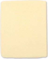 Badstof hoeslaken voor ledikant beige 120 × 60 cm