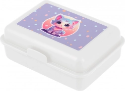 Kunststof broodtrommel met kat BAAGL