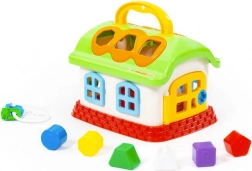 Vrolijk kinderspeelhuis – vormenstoof met handvat