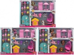 Dierset met huisje en accessoires