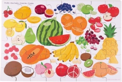 Vloerpuzzel met fruitmotief