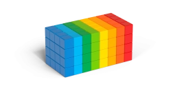 Geomag Magicube Full Color – magnetische blokjes 128 stuks