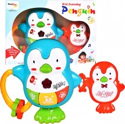 Muzikale pinguïn – rammelaar met licht en geluiden