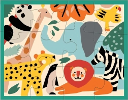 Mudpuppy puzzel dieren in de dierentuin 12 stukjes