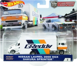 Hot Wheels teamvrachtwagen 1:64 premiumcollectie