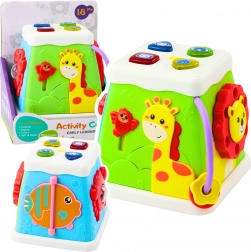 Interactieve educatieve kubus voor kinderen