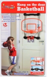 Basketbalring voor aan de deur met teller en geluiden