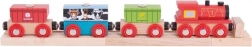Houten trein met voedingswagons Bigjigs Rail