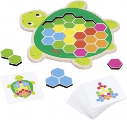 Goki Houten Puzzel Schildpad
