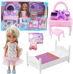 Laleka ANLILY met bedje en kaptafel