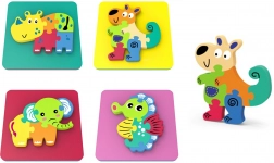 Dieren schuimpuzzel 14x14 cm