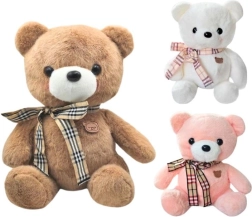 Pluchen teddybeer met strik