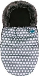 Winter fleece voetenzak voor kinderwagen BELISIMA Sterretjes