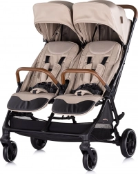 Dubbele sportbuggy Chipolino Twinity Tiramisu