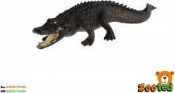Plastic figuur van een Chinese alligator 19 cm