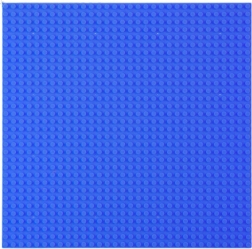 Granaatkleurige bouwplaat voor bouwstenen 40x40 cm