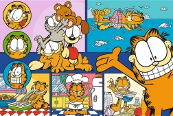 Puzzel 100 stukjes – luie GARFIELD (Trefl)