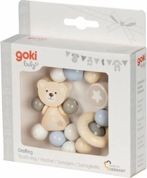 Goki tactiele motorische ring beertje met belletje