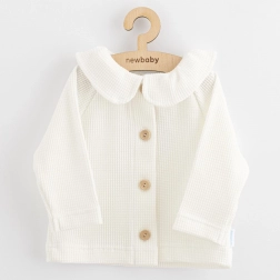 Babyjasje met knoopjes NEW BABY Laura wit 86 (12–18 m)