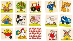 Goki memoryspel boerderij
