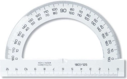 Hoekmeter 12 cm transparant KOH-I-NOOR
