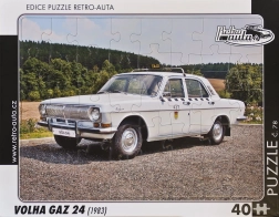 Retro auto-puzzel Volga GAZ 24 (1983) – 40 stukjes