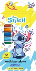 Kleurige waskrijtjes Lilo en Stitch, 12 stuks