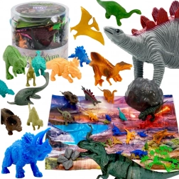 Figurenset Dinosaurussen 34 stuks WOOPIE