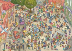 Heye puzzel Zombies in beweging 1000 stukjes