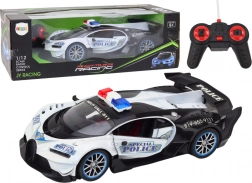 RC politieauto 1:12 wit