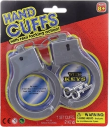 Kunststof kinderhandboeien met sleuteltjes