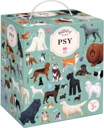 Puzzel 40 stukjes Puzzlove – honden