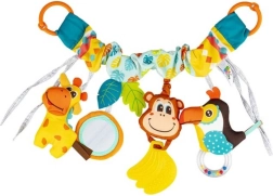 Balibazoo hangend speelgoed voor kinderwagen met diertjes