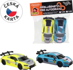 Vervangende autootjes voor racebaan Audi – set van 2 stuks