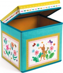 Djeco Caravan speelgoedkist en zitje