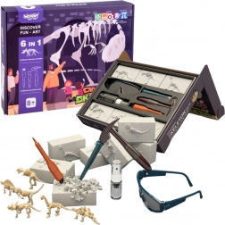 Woopie kleine archeoloog – opgravingen van 6 dinosaurus-skeletten