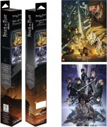 Set mini-posters Attack on Titan (2 stuks, 38 × 52 cm)