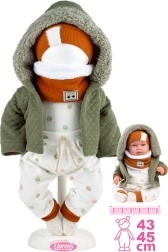 Kleding voor pop New Born 43–45 cm – 6-delige set
