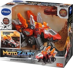 VTech Motozaur Stegozaur Lutor – interactieve 2-in-1 speelset dinosaurus en buggy