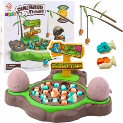 Spel voor kinderen Vissen naar dinosaurussen met magneten en geluiden
