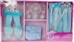 Prinsessenset in blauwe kleur