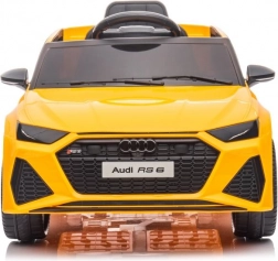 Kinderaccuauto Audi RS6 geel