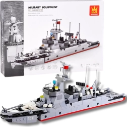 Bouwset Wange Type 052D Destroyer – moderne torpedobootjager (376 stukjes)