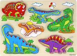 Houten 3D Puzzel voor Kinderen Logisch Spel Dinosaurussen