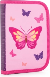 School etui enkellaags Vlinder